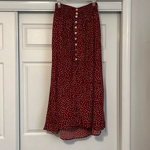 Polka Dot maxi skirt